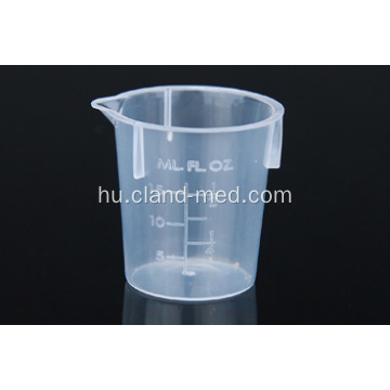 Transparent measuring cup